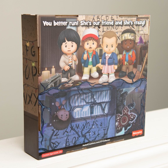 Little People Stranger Things NEW Castle Byers Figure Set 80s Pop Culture Toys - Picture 5 of 5